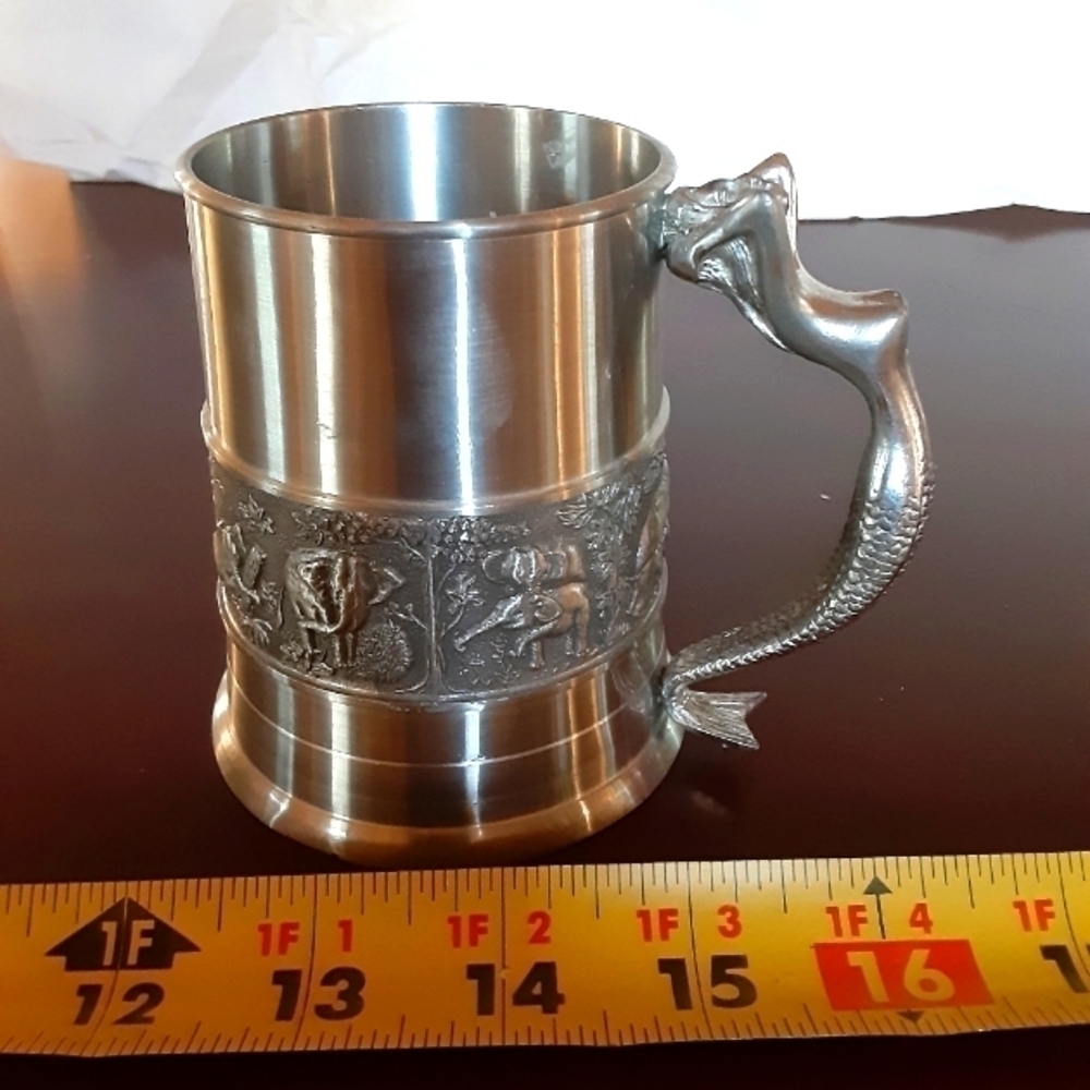 Rare, Bangkok Pewter Mug.